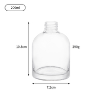 Bouteille diffuseur de parfum en verre vide de 100 ml et 200 ml avec bouchon à vis, diffuseur d'arômes, flacon de parfum pour assainisseur d'air