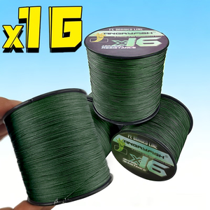 Angryfish X16 - Línea <span class=keywords><strong>de</strong></span> Pesca Flotante <span class=keywords><strong>de</strong></span> Alambre Trenzado Resistente, Nuevo Diseño Ecológico <span class=keywords><strong>de</strong></span> Alta Resistencia para Pesca en Lagos, Ríos y Arroyos - Product Image 3