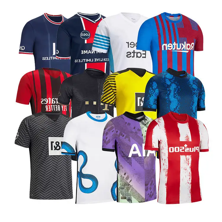 Hot Sale Club Sublimation Soccer Wears Uniforms Football Training Set Team Custom Soccer Jerseys thailand jersey