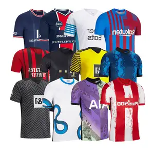 Sublimação de futebol para clubes, uniformes de futebol, conjunto de treinamento de equipe, camisas personalizadas de futebol, camisa da Tailândia, venda imperdível