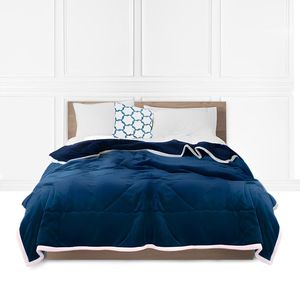 Manta de Felpa Azul Marino, Suave y Acogedora para Cama, Sofá, Sala de Estar, Dormitorio, Cálida y Decorativa - Product Image 5