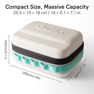 Boîte de rangement EVA personnalisée avec logo '<span class=keywords><strong>OutIn</strong></span>' en relief, ensemble de café portable, étui de transport pour machine à expresso portable - Product Image 2