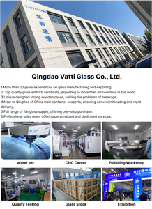 Verre céramique transparent 4mm 5mm pour cheminée Panneaux de verre de visualisation du feu à haute température - Product Image 6