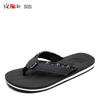 Vente en gros de chaussures de plage antidérapantes pour hommes, tongs personnalisées avec logo, tongs en EVA