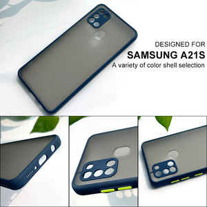 Custodia rigida resistente agli urti traslucida opaca alla moda per <span class=keywords><strong>Samsung</strong></span> A21S A02S A22 4G A10S S21 S20 S22 Ultra Plus - Product Image 5