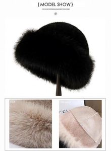 2025 New Cartoon Pattern Casual Cycling Bucket Hats for Autumn Faux Fur & Plush <b>Material</b> Thick & Warm Unisex Four Seasons - Product Image 3