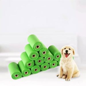 Custom Sized High Quality and Affordable Green Cornstarch <b>Compostable</b> Dogy Poop <b>Bags</b> Biodegradable Waste Dog Poop <b>Bags</b> - Product Image 1