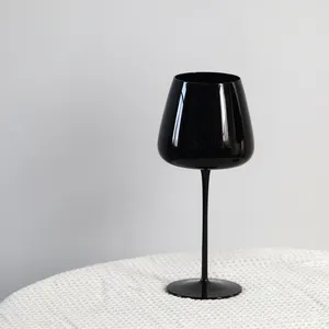 <span class=keywords><strong>Verre</strong></span> à <span class=keywords><strong>vin</strong></span> moderne durable de 250 ml, soufflé à la main, noir et rouge, de luxe haut de gamme, sans plomb, en gros, populaire - Product Image 4
