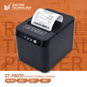 Xincode 80 mét Máy tính để bàn nhận máy in nhiệt BT USB Lan với Auto cutter POS Máy in nhà hàng Nhà Bếp Máy in cho ESC/POS - Product Image 1