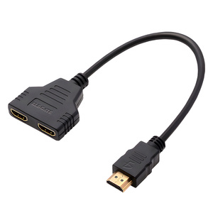 ELE-GATE ตัวแยกสัญญาณ HDMI 1 ถึง 2 พอร์ตอะแดปเตอร์สายเคเบิลฟูลเอชดีสำหรับจอภาพทีวี - Product Image 3