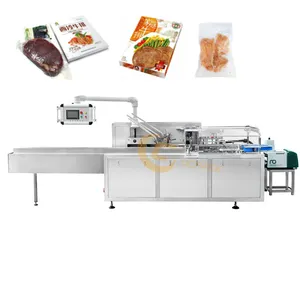 Frozen Food Meat Dumplings Box White Cardboard Packaging Machine Steak Chicken Cutlet Pork Chop Carton Packing Machine Auto