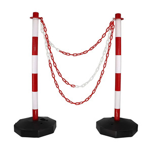 Giao thông nhựa xách tay PE Bài & nhựa cơ sở phản chiếu nước đầy cảnh báo bài - Product Image 2