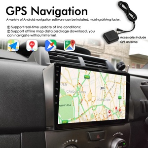 Radio de Coche Inalámbrico con CarPlay, Control por Voz con IA, Android, GPS para Daihatsu Materia COO 2007 Toyota BB, Reproductor Multimedia de Video, Unidad Principal - Product Image 4