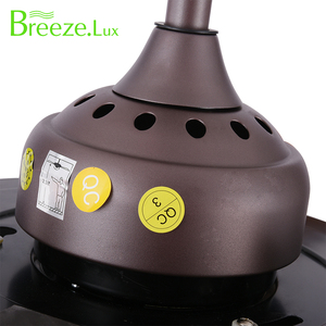 Nueva llegada Simple hogar DC Motor lámpara de techo y ventilador inteligente Control remoto de baja potencia para dormitorio y baño aplicación - Product Image 6