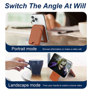 Supporto Pieghevole Multifunzionale Personalizzabile, <span class=keywords><strong>Porta</strong></span> Carte, Portafoglio, Custodia per Telefono, Anti-RF, Fermasoldi - Product Image 6