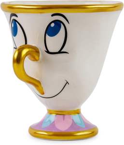 Taza esculpida 3D de cerámica con adorno metálico dorado de <span class=keywords><strong>La</strong></span> <span class=keywords><strong>Bella</strong></span> <span class=keywords><strong>y</strong></span> <span class=keywords><strong>La</strong></span> <span class=keywords><strong>Bestia</strong></span>, 20 onzas - Product Image 3