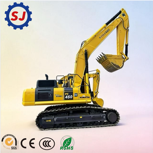 Excavatrice d'occasion Komatsu PC450 d'origine japonaise, bien entretenue, 45 tonnes, équipement de terrassement sur chenilles, excavatrice d'occasion pour la vente à la ferme - Product Image 1