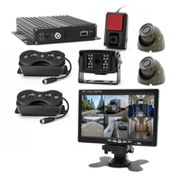 Cámara de Vigilancia para Autobús Escolar, Wifi, Mdvr, 4 Canales, Sistema Contador de Personas, 4G, GPS, Dvr Móvil, Contador de Personas en Vehículos, Dvr de 4 y 8 Canales