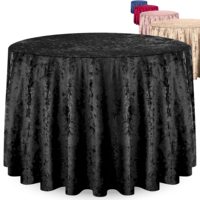 Nappe ronde en velours rose blush, 100% polyester, lavable, bon marché, française, unie, 2025