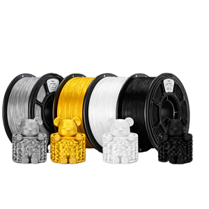 เส้นพลาสติก PLA แบบด้าน ขนาด 1.75 มม. 4 ม้วน หลายสี ขาว ดำ เทา ทอง สำหรับเครื่องพิมพ์ 3 มิติแบบ FDM - Product Image 1
