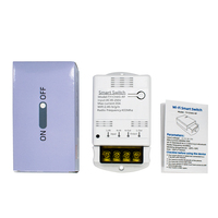 Module de relais intelligent Wi-Fi 30A pour interrupteur d'éclairage à commande à distance, compatible Alexa, 85-250V 220V 110V, sortie 10A 20A, en plastique pour la maison