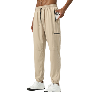 Pantalones Deportivos Casuales para Hombre, Pantalones de Chándal Holgados con Cordón, Pantalones Deportivos Ligeros, Transpirables y de Secado Rápido - Product Image 1