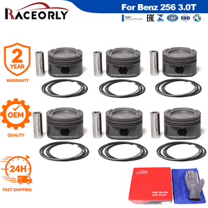 RACEORLY A2560301100 A2560300400 4032 Jeu de segments de piston forgés STD pour <span class=keywords><strong>Mercedes</strong></span> M256.930 3.0T AMG GT50 S450 W222 - Product Image 1
