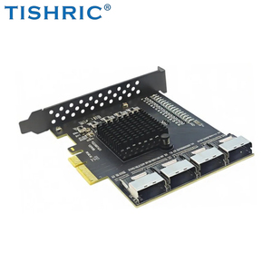 Scheda di Espansione TISHRIC PCI-E 4X a 4 Porte MSFF-8087 Convertibile in 16 Porte SATA3.0 con Velocità 6Gbps NISAS - Product Image 6