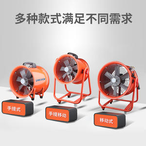 Ventilador Axial Portátil Linxiu Industrial Equipment, a Prueba de Explosiones, SFT, para Túneles, Pintura Marina, Ventilación Silenciosa, Escape, 380V CA - Product Image 3