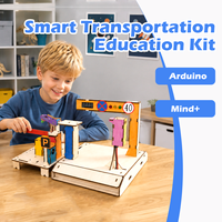 Kit Model Transportasi Kota Pintar Zetok, Blok Bangunan Elektronik Puzzle 3D, Mainan Edukasi STEM untuk Remaja & Sekolah