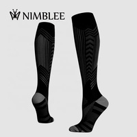 Chaussettes de sport respirantes, épaisses, à séchage rapide, pour hommes, pour le basketball, athlétiques, à compression