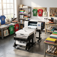 Imprimante DTF 60 cm, machine d'impression numérique à jet d'encre pour tous types de tissus