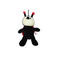 Peluche personnalisable Coccinelle en polyester lavé, coussin réconfortant avec rembourrage en coton PP, jouet anti-stress 30cm Kingstone