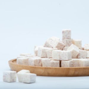 Taro surgelé LQF en dés et en tranches, végétalien, paquet en vrac de 25 kg, pour bubble tea, desserts, restauration, prêt à cuire et à frire - Product Image 2