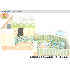 Parque Infantil de interior de tierra feliz, relleno de pared suave OEM para patio de juegos interior para niños - Product Image 3