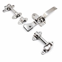 Kit de serrure de porte de conteneur pour tuyaux de 27 mm, en acier inoxydable 304, pour remorque frigorifique, avec barre de verrouillage à came, anti-corrosion, OEM