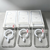 Coque magnétique pour iPhone 16 Pro, coque de téléphone antichoc en acrylique, coque arrière, accessoires de téléphone en gros