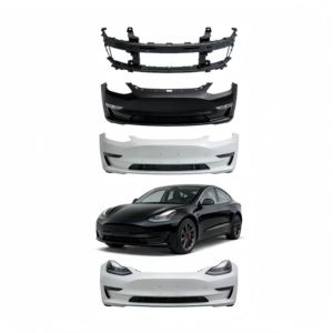Kit de Carrocería YUCHI para Tesla Model 3 Estilo Hacker, Parachoques Delantero, Parachoques Trasero, Faldones Laterales y Capó para Tesla Model 3 - Product Image 1