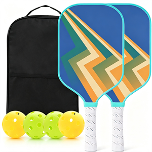 Juego de Palas de Pickleball Iluminadas GQK, 4 Pelotas, Núcleo de Madera de Álamo, Ligeras, Plegables, Bolsa de Malla, Agarre Antideslizante, Estándar - Product Image 3