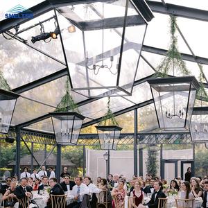 Tenda di Lusso con Struttura a Padiglione per Eventi, Chiesa, Atrio, Matrimoni, Feste, con Pareti Trasparenti in Vetro - Product Image 2