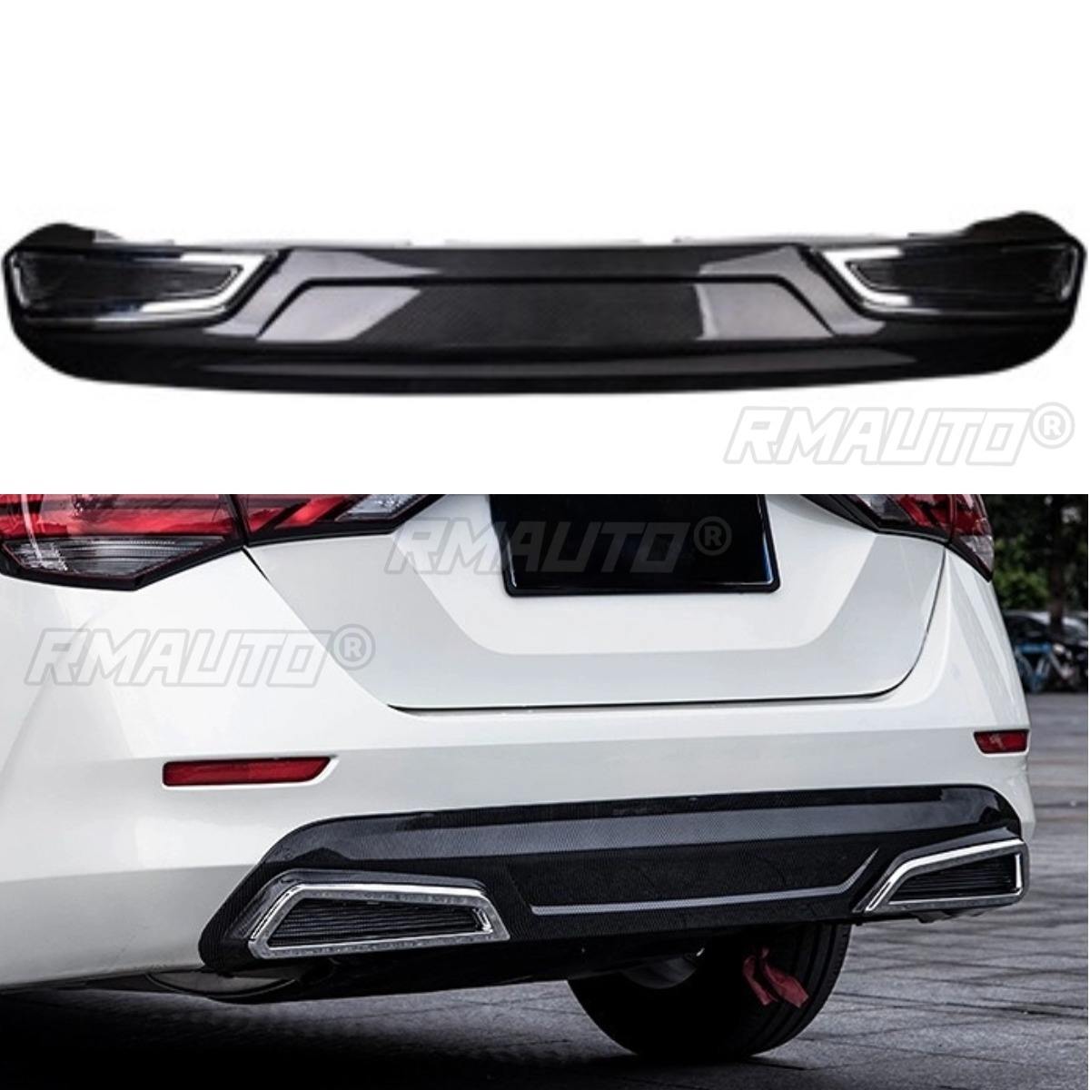Rear Lip Carbon Look