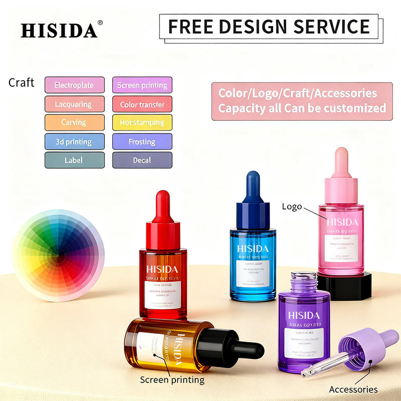 Clear Essential Oil Bottle