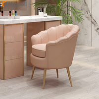 Chaise d'attente rose Yoocell, table de bureau en marbre blanc d'usine, chaises d'attente pour salon, canapé de bureau pour salle d'attente, spa pour les ongles