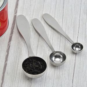 Cuillère doseuse en métal personnalisable multi-tailles, couleur sur mesure, 2,5 ml, 5 ml, en acier inoxydable argenté, pour thé et café - Product Image 4