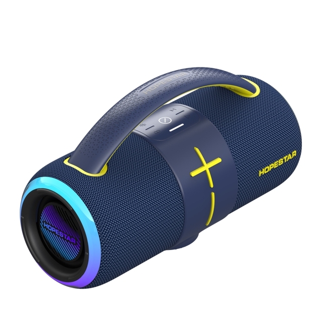 HOPESTAR H68 Waterproof Speaker IPX6 50W Portable Outdoor Audio Device Outdoor Portable Waterproof Dazzling Speaker