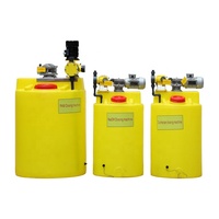 Système de préparation de polymère floculant pour machine de dosage, système de dosage automatique de chlore