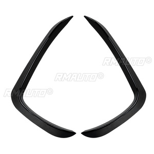 For BMW X5 F15 M Sport 2014-2018 Front Bumper Lip Splitter Fog Lamp <b>Grill</b> Spoiler Cover Air <b>Vent</b> Wind Knife Body Kits - Product Image 2