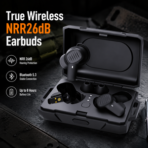 <span class=keywords><strong>Écouteur</strong></span>s tactiques Bluetooth à réduction de bruit élevée (NRR) pour le tir, protection auditive sans fil pour la chasse et le stand de tir - Vente en gros - Product Image 2