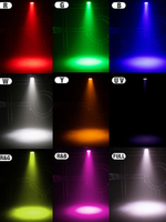 Shehds 18*18W Rgbwa Uv Par Light Support Dmx 512 6in1 Par Can Led Éclairage de scène 18pcs Stock Rgb Lumières de fête en alliage d'aluminium