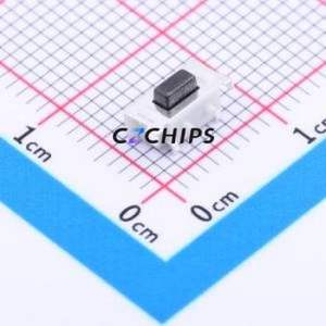 YTS-B001-2A Tactile Switch SMD Switch Single Pole Single Throw Rectangle Button 2.5N Horizontal Mount - Product Image 1